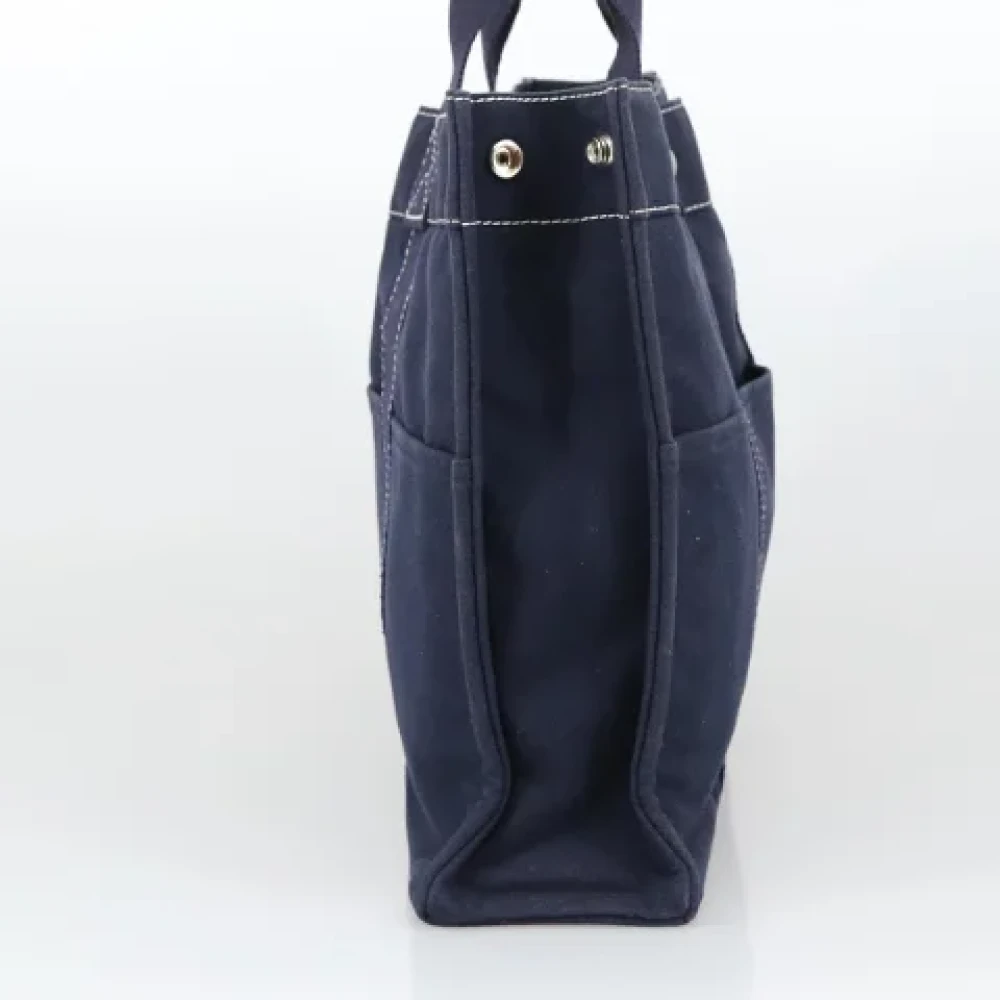 Hermès Vintage Pre-owned Canvas totes Blue Dames
