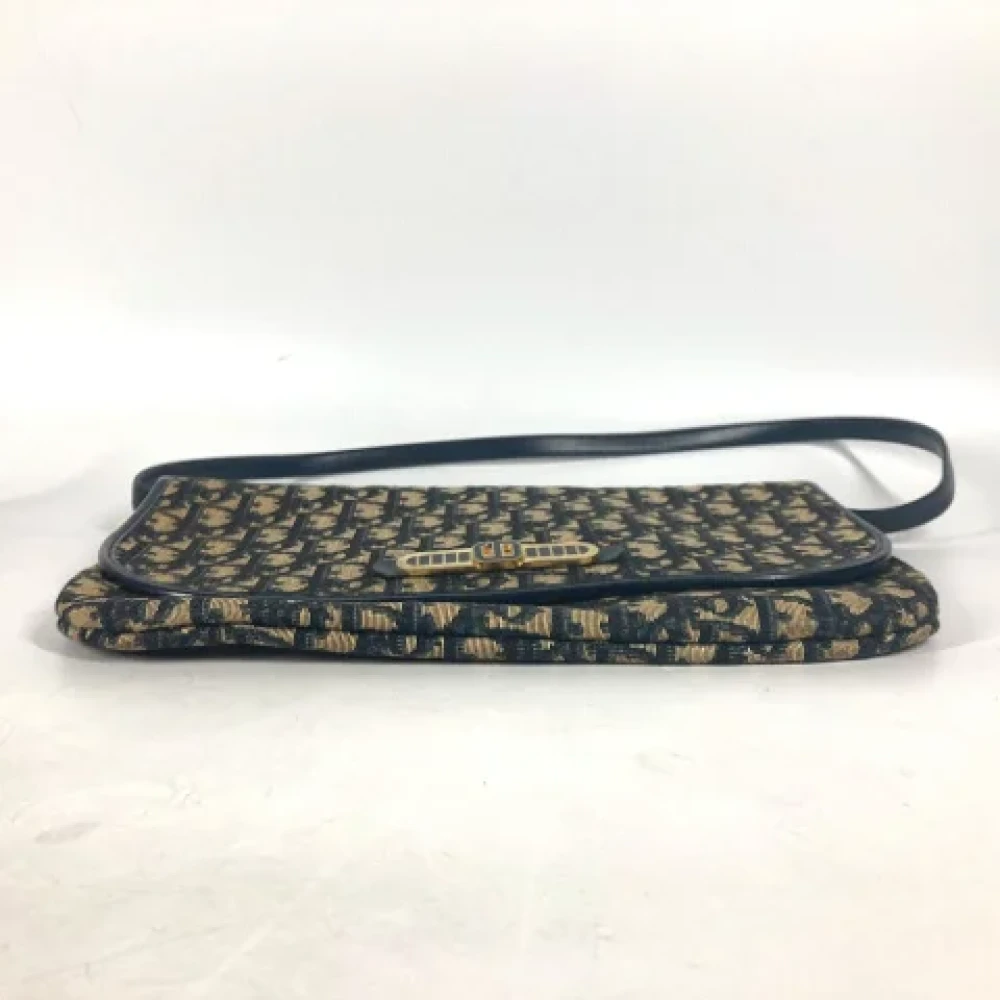 Dior Vintage Pre-owned Cotton dior-bags Beige Dames