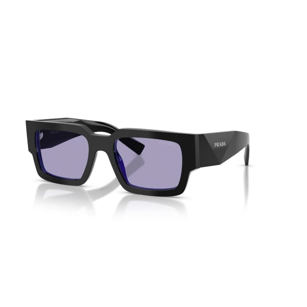 Prada Men's Black Sunglasses, 54 Mm, Rectangular Sunglasses