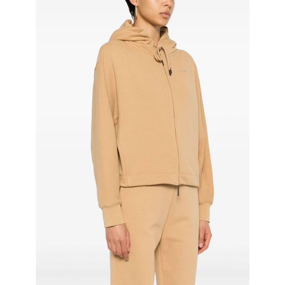 Calvin Klein Bruine Sweatshirt Aw24 Damesmode Brown Dames