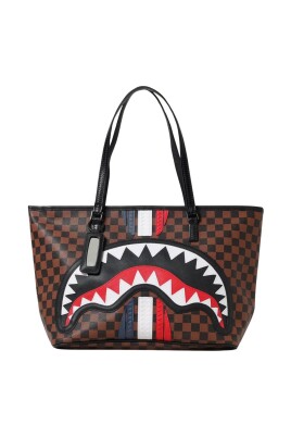farverig-shark-attack-tote-bag