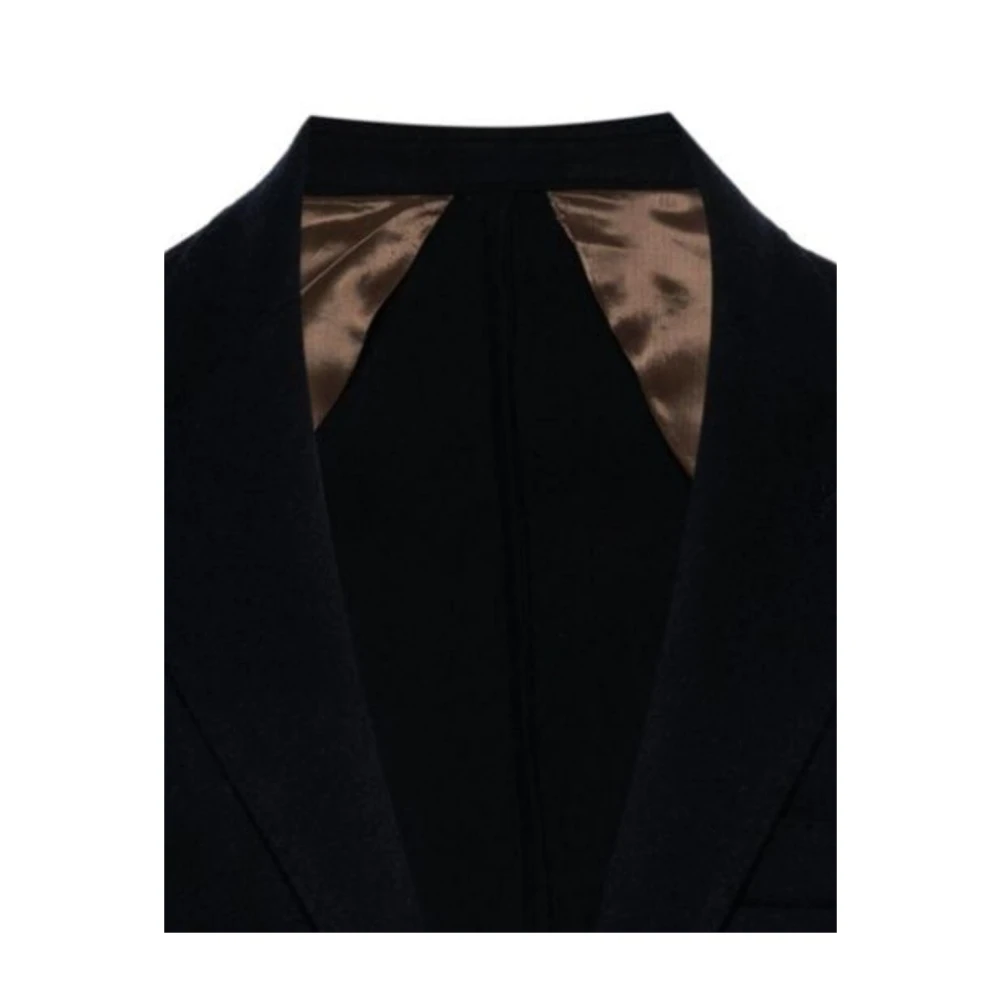 Barba Napoli Blauwe Dynamische Jas 205 Black Heren