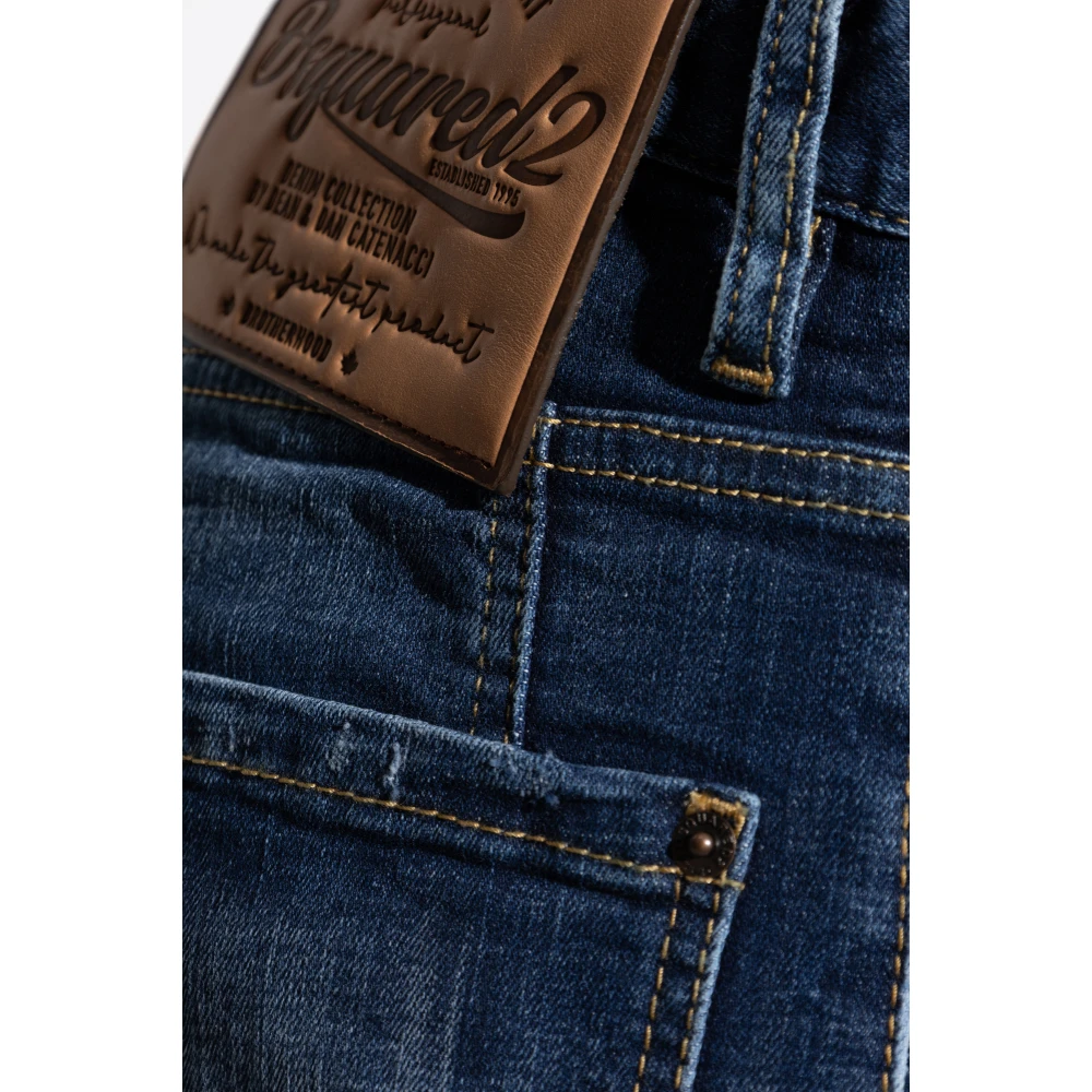 Dsquared2 Jeans Tidy Biker Blue Heren