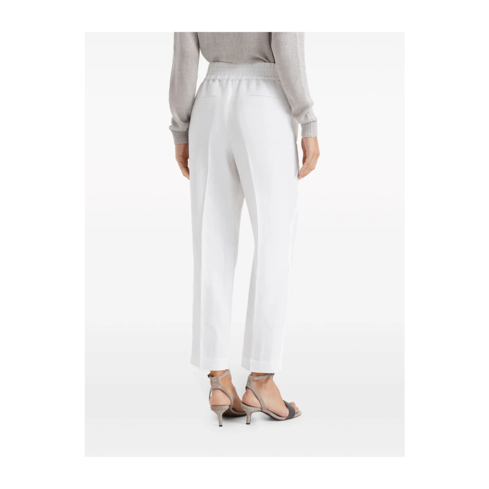 BRUNELLO CUCINELLI Natuurlijke Herenbroeken Beige Dames