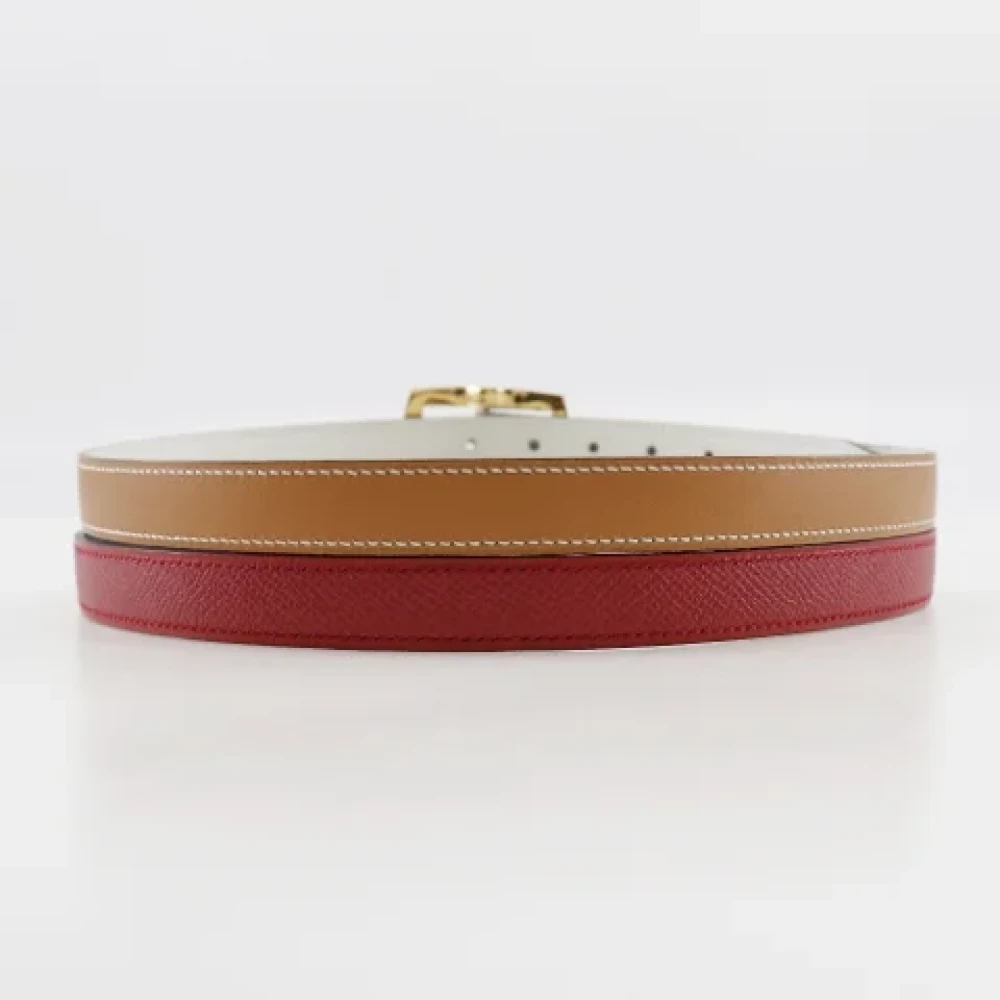 Hermès Vintage Pre-owned Fabric belts White Dames
