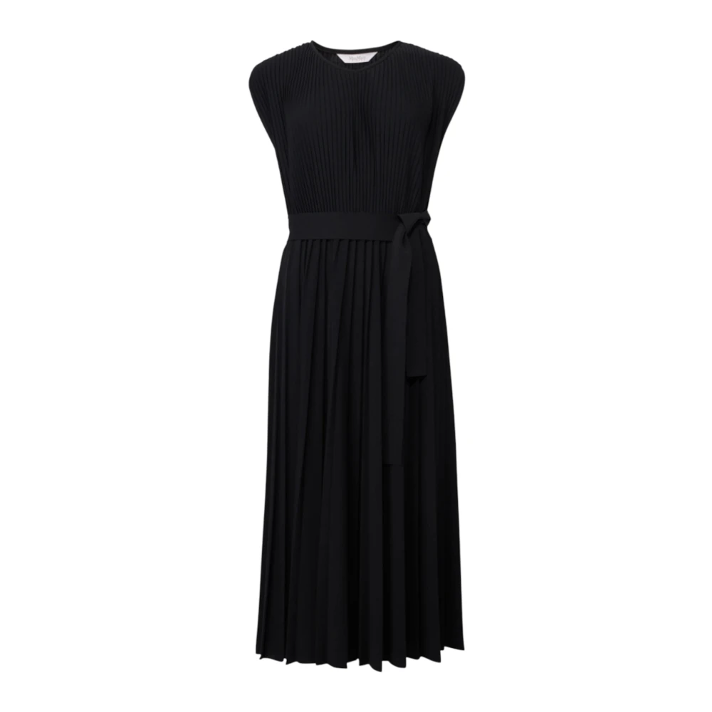Max Mara Zwarte Easywear Jurk Kiss Black Dames