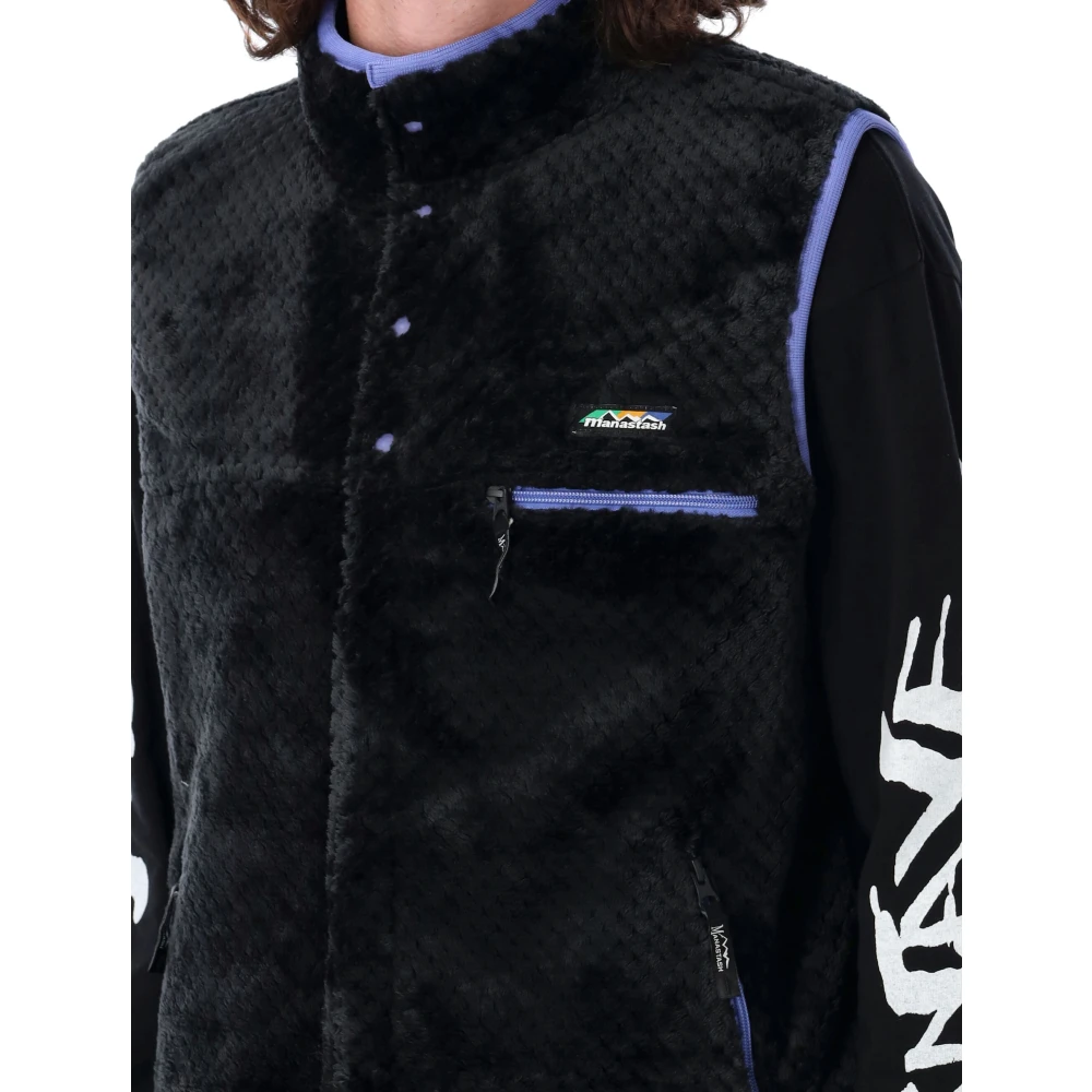 Manastash Zwarte Thermische Fleece Vest Buitenkleding Black Heren