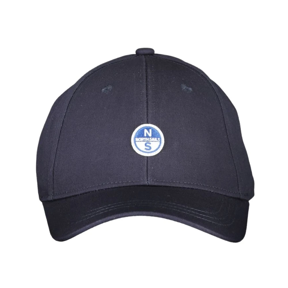 North Sails Blauwe Katoenen Hoeden met Klep Blue Unisex