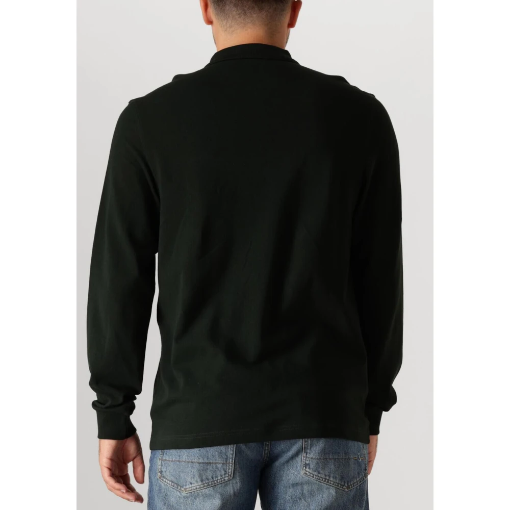 Fred Perry Heren Polo & T-shirt Lange Mouw Black Heren