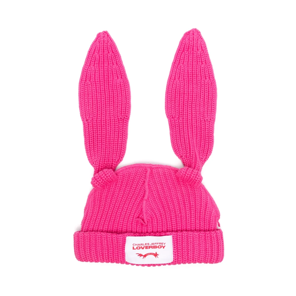 Loverboy by Charles Jeffrey Fuchsia Pink Logo Patch Hat Pink Heren