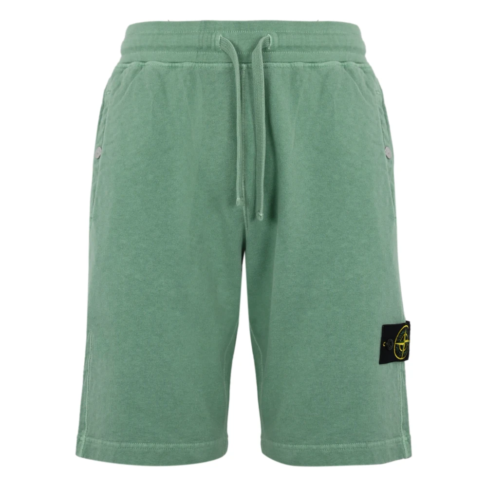 Stone Island Casual Shorts Green Heren