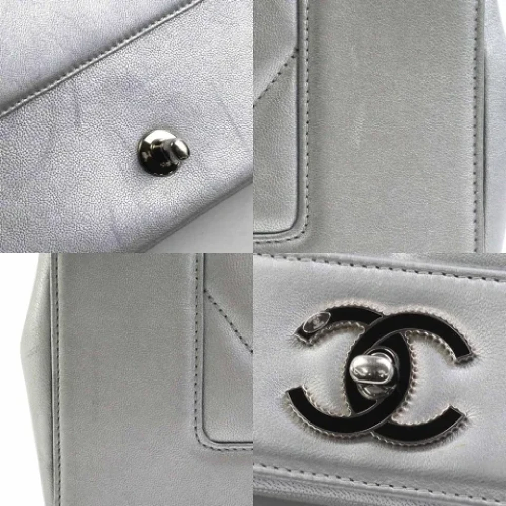 Chanel Vintage Pre-owned Fabric chanel-bags White Dames