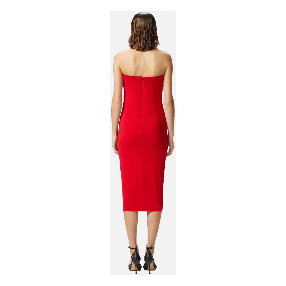 pinko Jersey Jurk in Grijs Red Dames