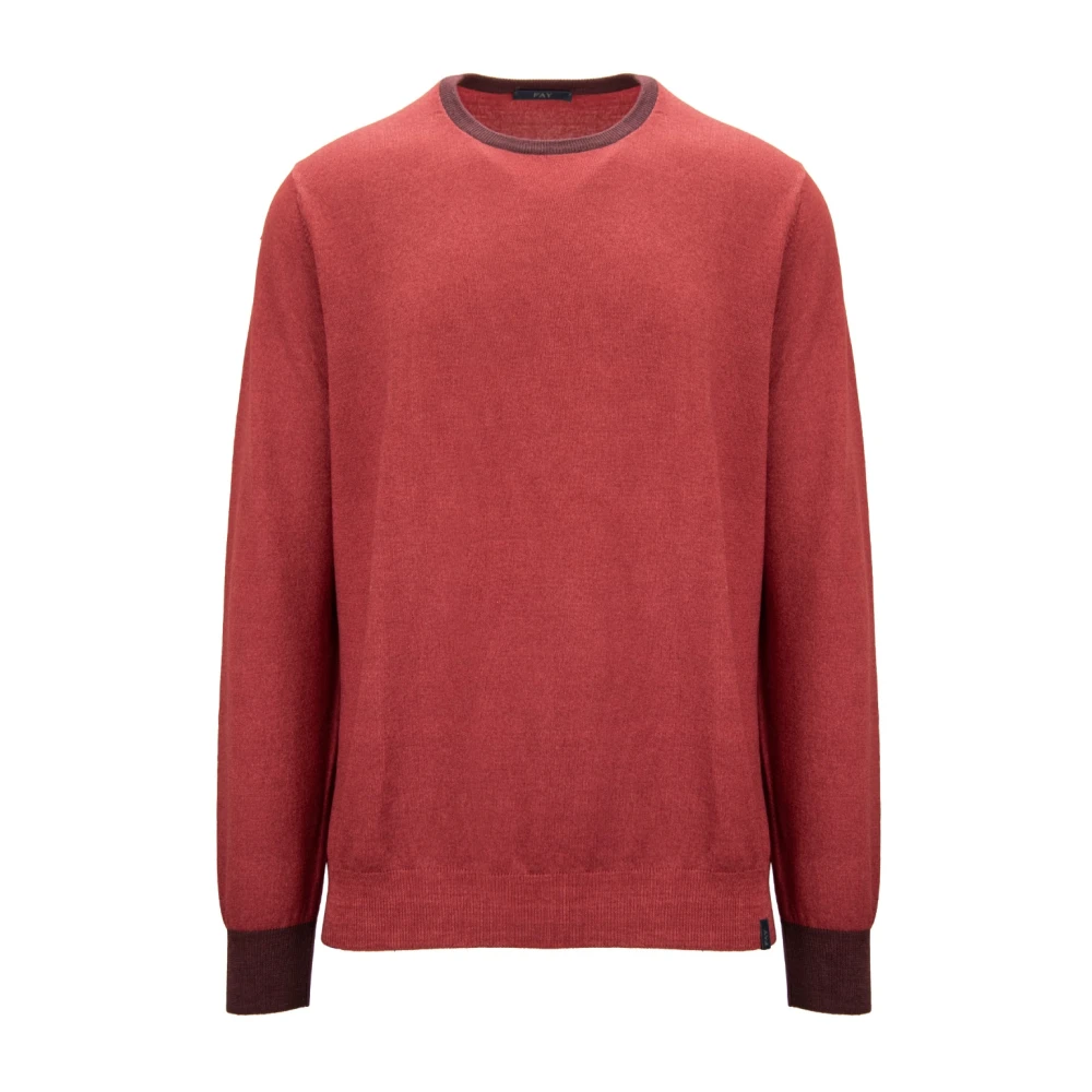 Knitwear > Round-neck Knitwear - - Fay - Modalova