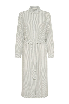 robe-chemise-a-rayures-vertes