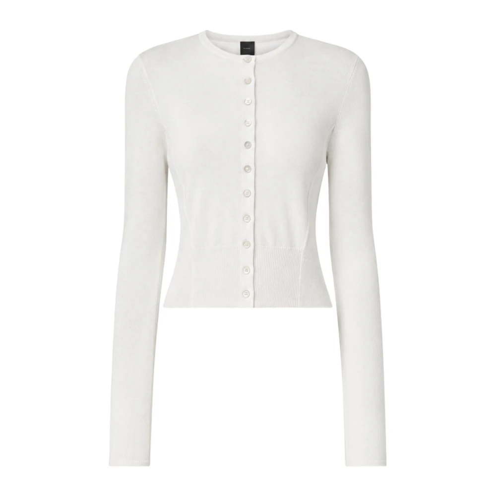 Pinko Women's White Meteora Cardigan - Cardigans - Xs - Knitwear