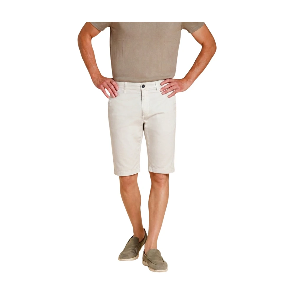 Mason's Mannelijk Grijs Korte Broeken Heren, 3XL, Katoen, London Bermuda Chino