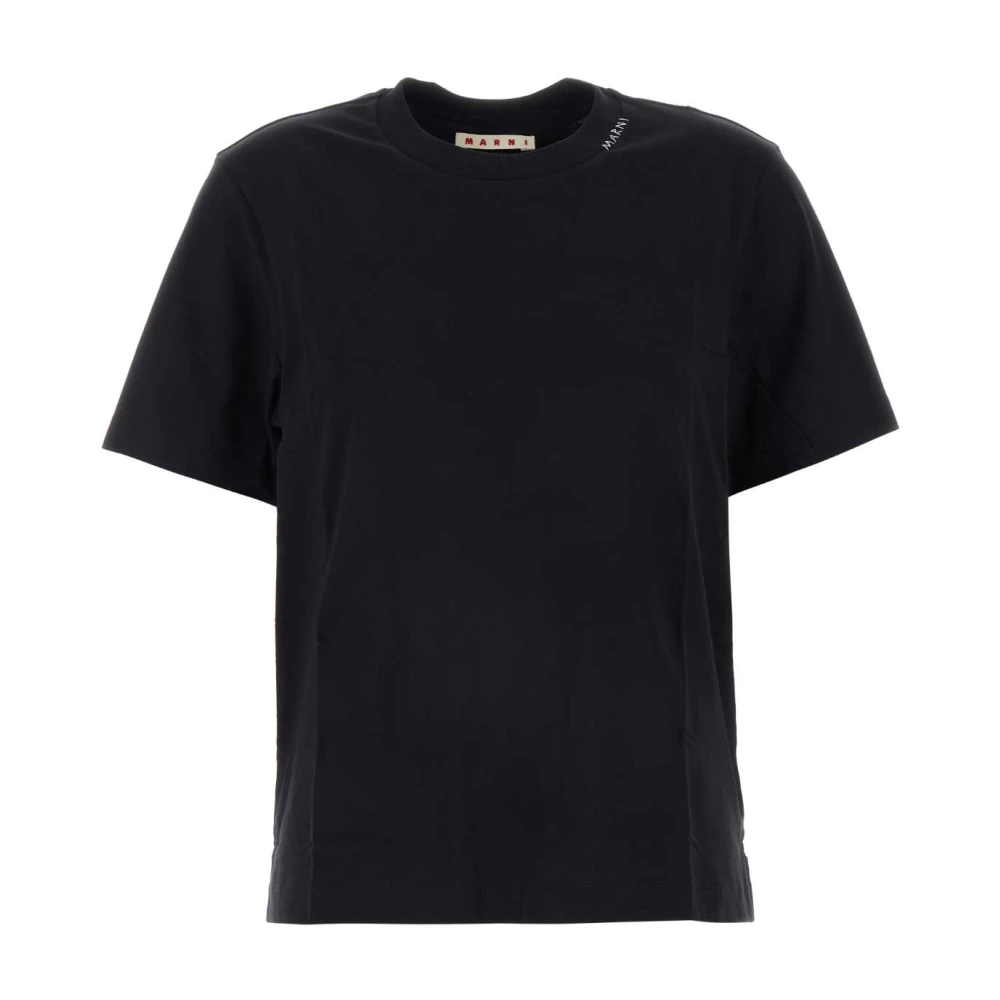 Marni Stijlvol Multicolor Katoenen T-shirt Set Black Dames