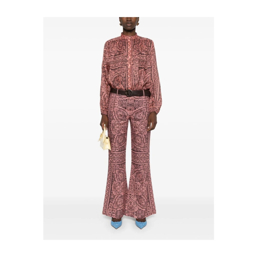 Zimmermann Tunic Top Pink Dames