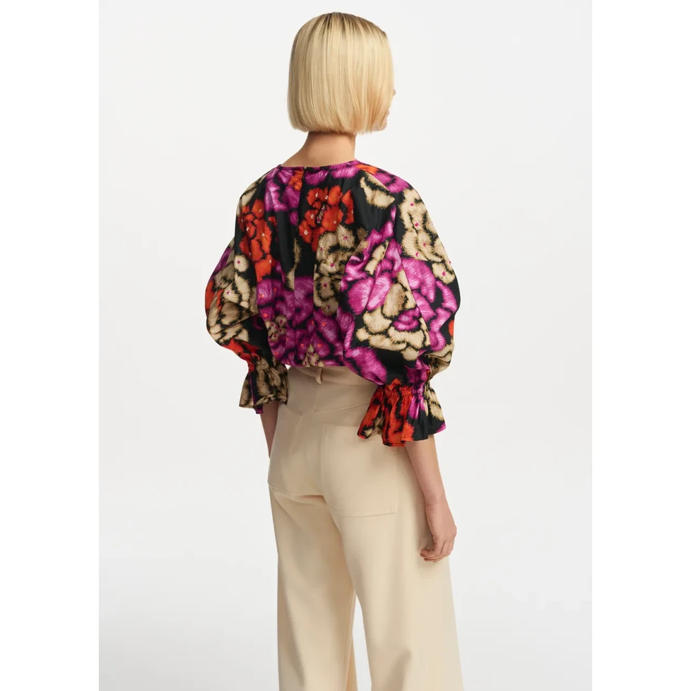 Essentiel Antwerp Fulberry Print Top Multicolor Dames