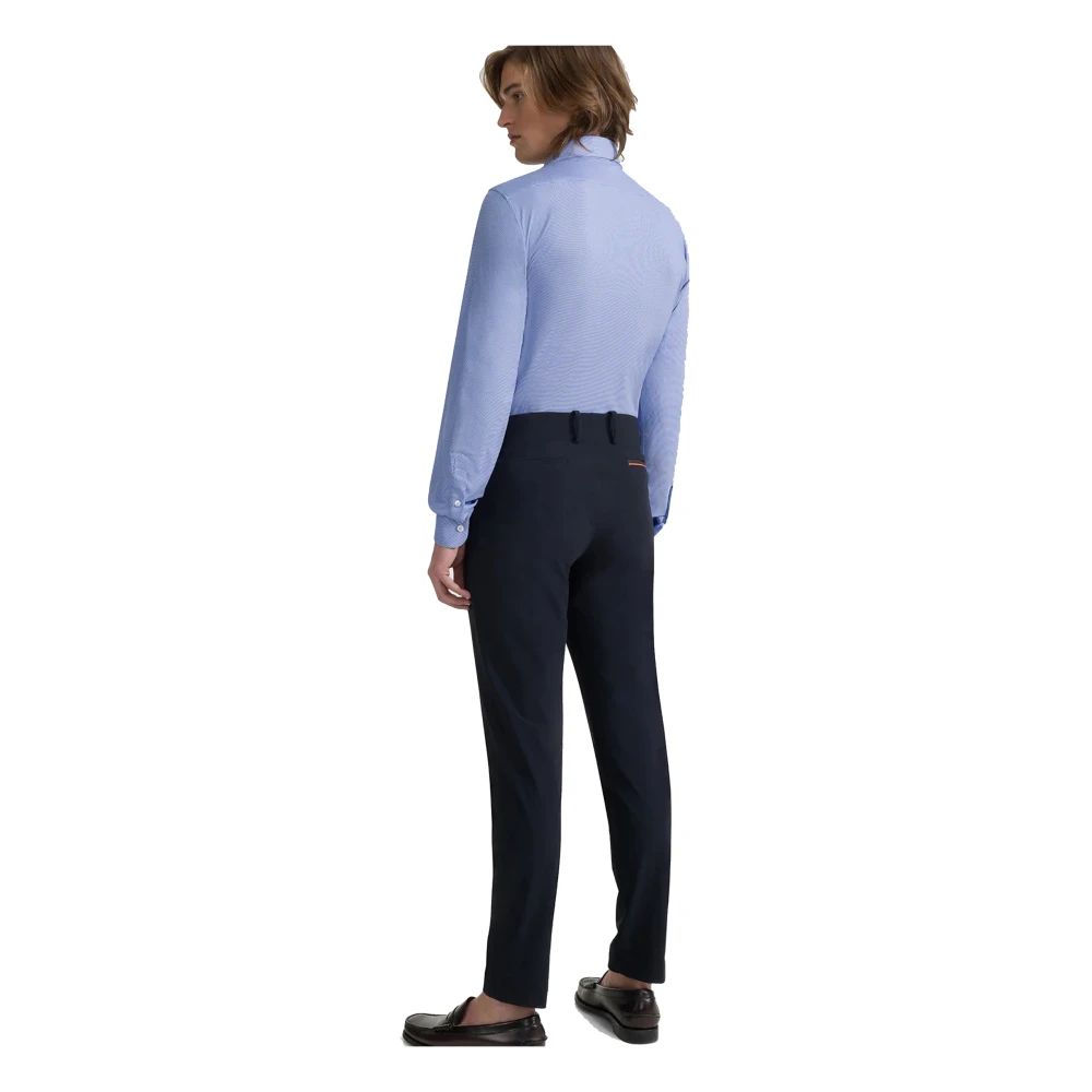 RRD Stretch Oxford Jacquard Overhemd Blue Heren