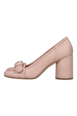 Hammered Leather Pump