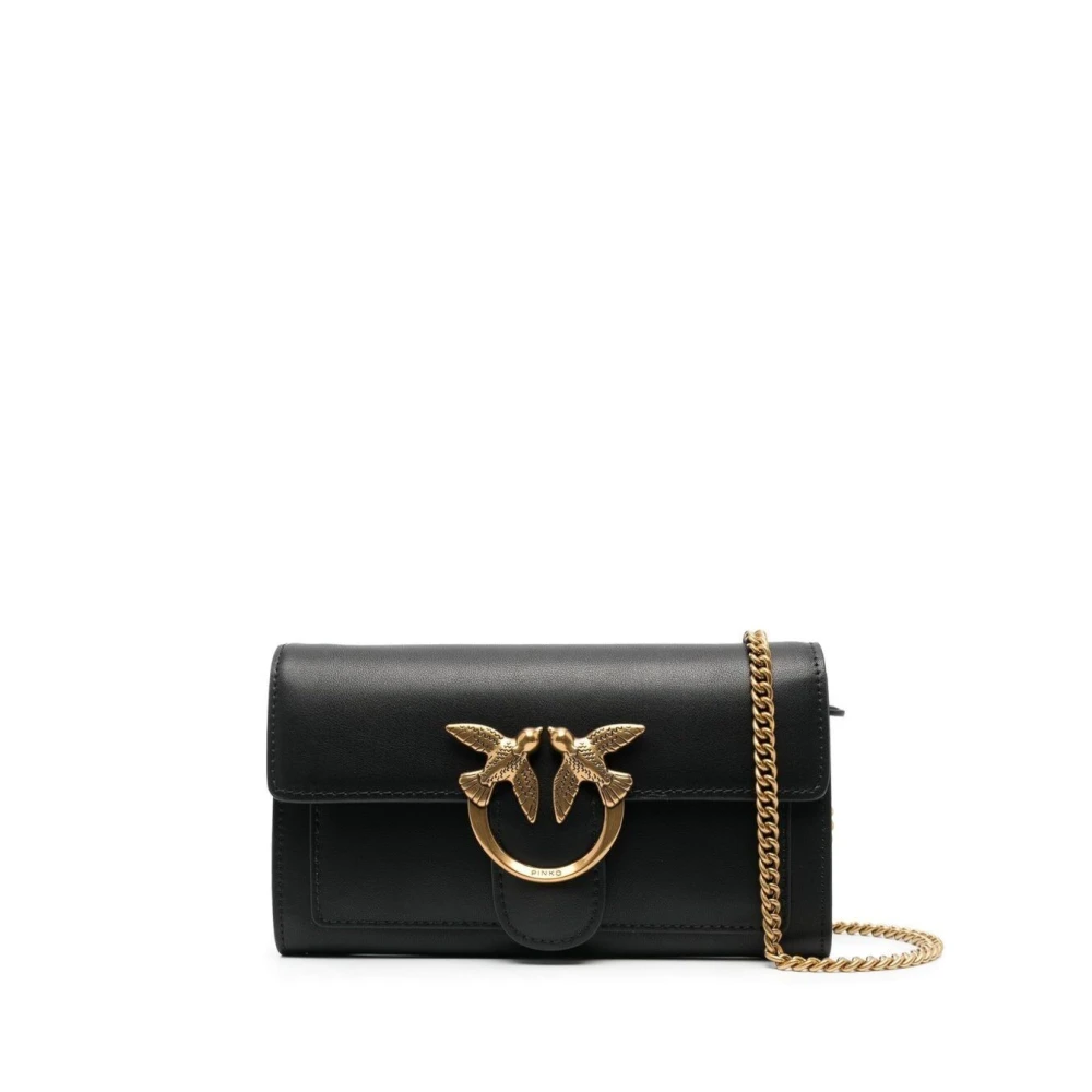 Pinko , Cross Body Bags, Female, Black, One Size, Love Bag One Wallet