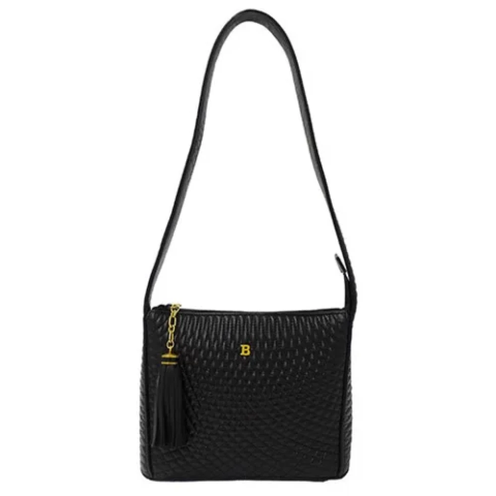 Bally Pre-owned Leather shoulder-bags Black Dames