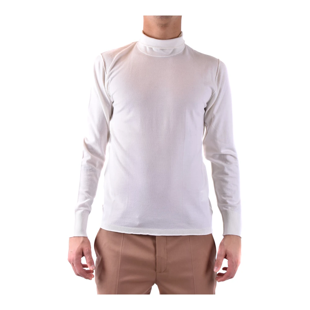 Paolo Pecora Men's White Turtleneck - Turtlenecks - M - Knitwear