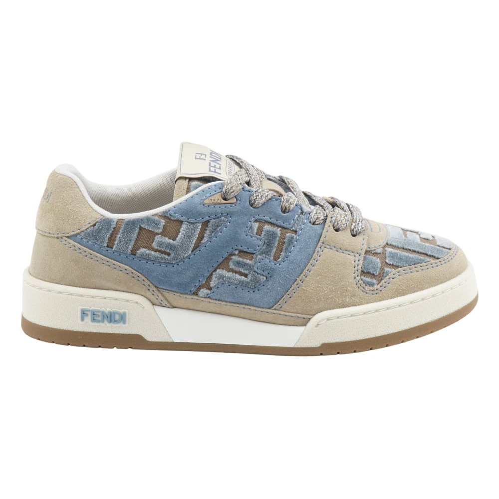 Fendi Match Low Sneakers Dames Schoenen Beige