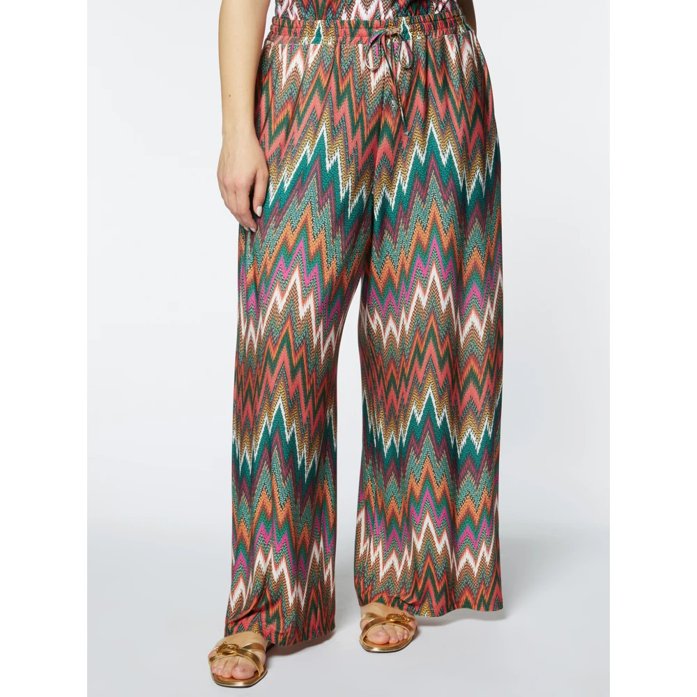 Fiorella Rubino Gedrukte Strandbroek Multicolor Dames