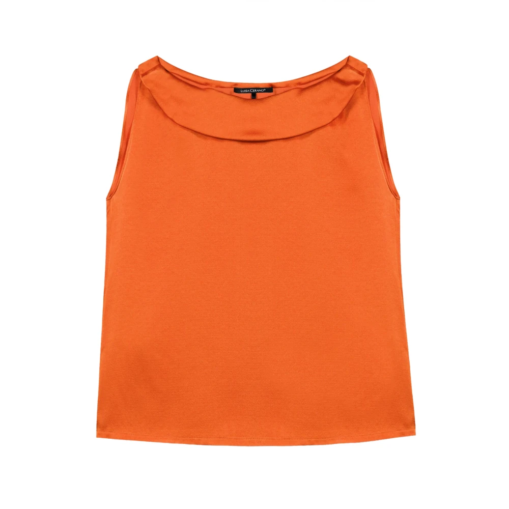 LUISA CERANO shirts & tops 298456 3618 Orange Dames