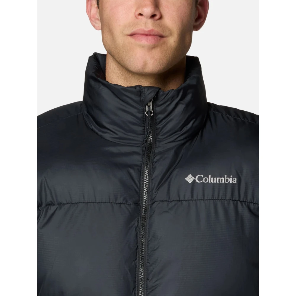 Columbia Zwarte Puffect Heren Winterjas Black Heren
