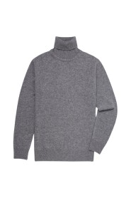 Wool and Cashmere Turtleneck Sweater