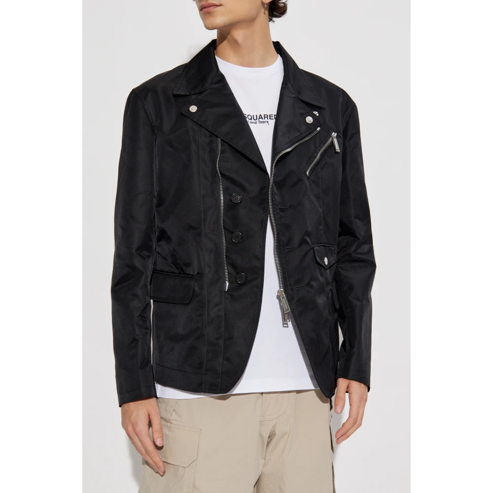 Dsquared2 Jas met zakken Black Heren