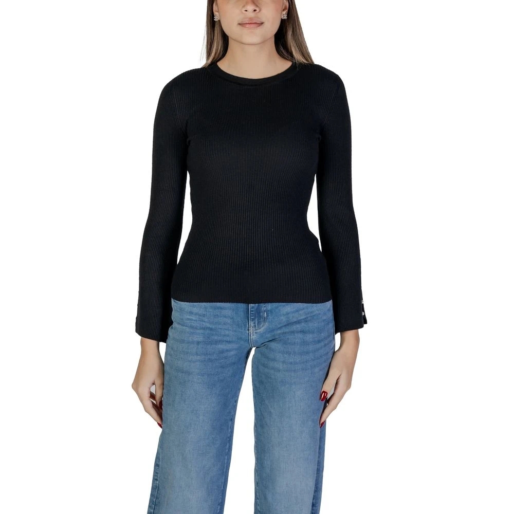 Only Zwarte Viscose Tops & T-Shirt Collectie Black Dames