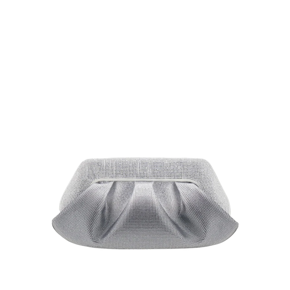 THEMOIRè Zilveren Schoudertas Eco-Friendly Glamour Gray Dames