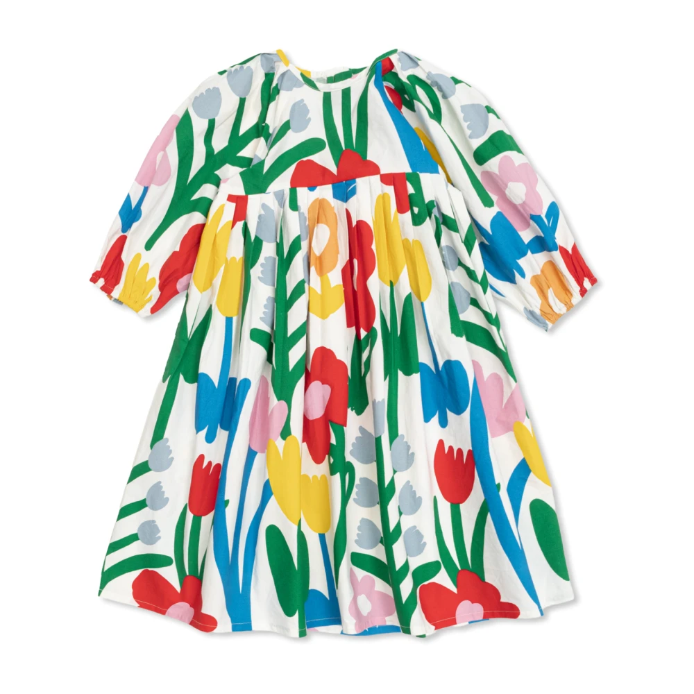 Stella Mccartney Unisex Kids Multicolor Floral Motif Dress - Dresses - 10 Y - Kids