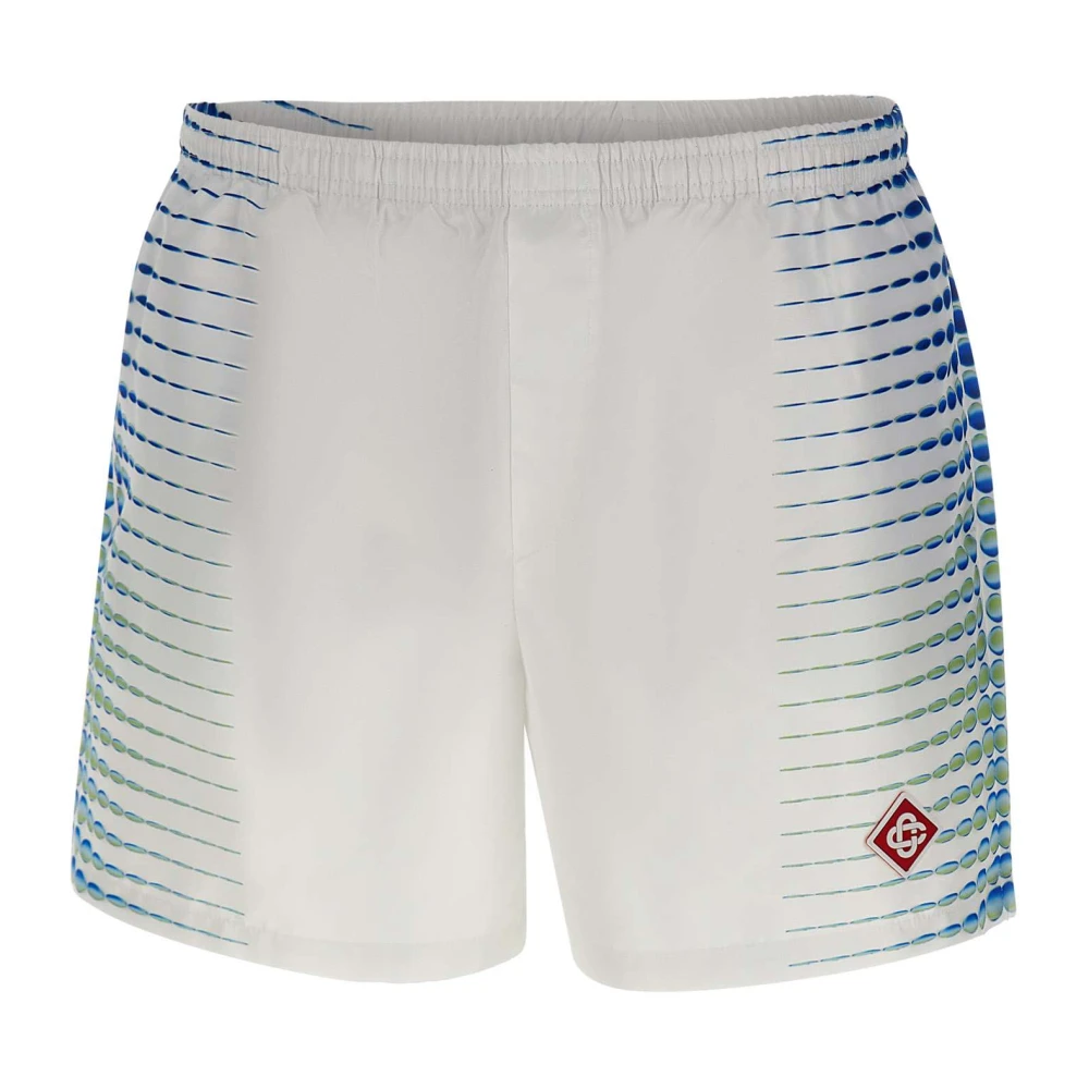 Casablanca Men's White Short Shorts - Short Shorts - L - Shorts