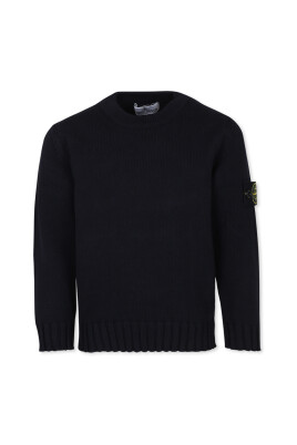 blue-long-sleeved-sweater-with-compass-patch