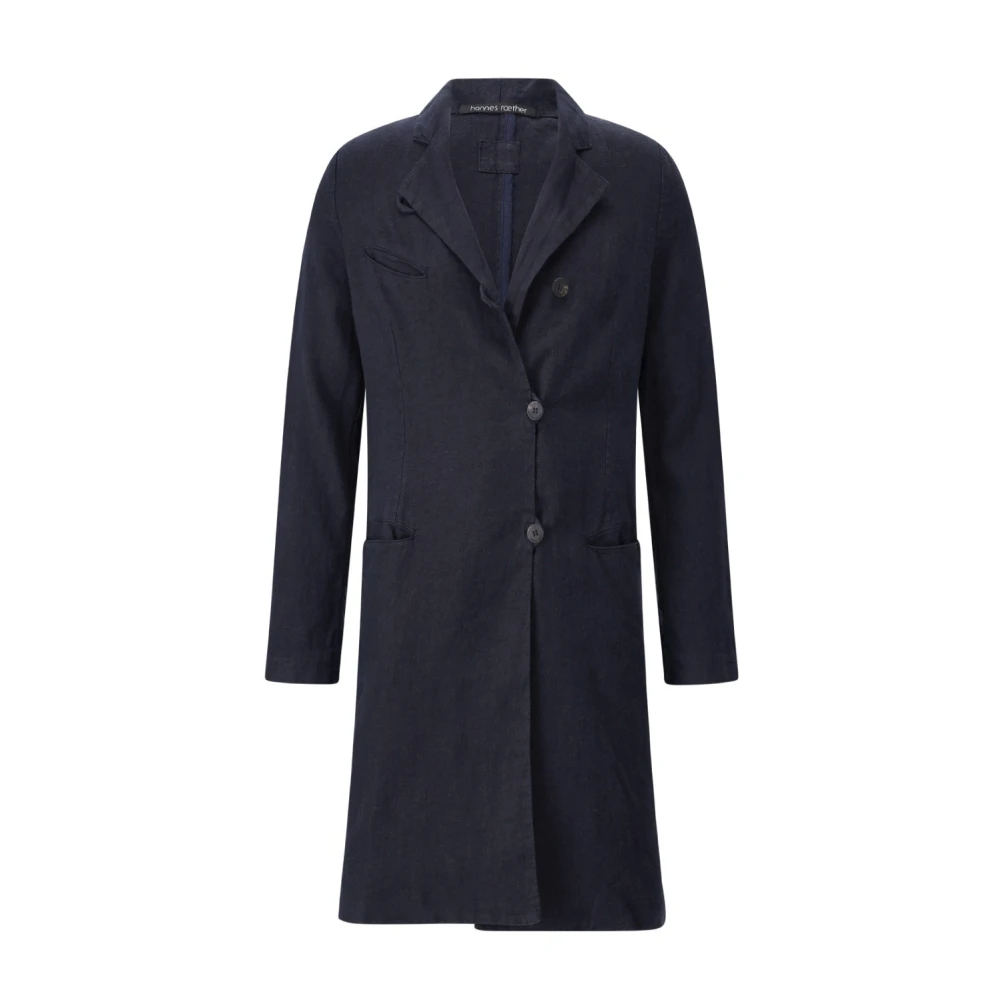 Coats > Single-Breasted Coats - - Hannes Roether - Modalova