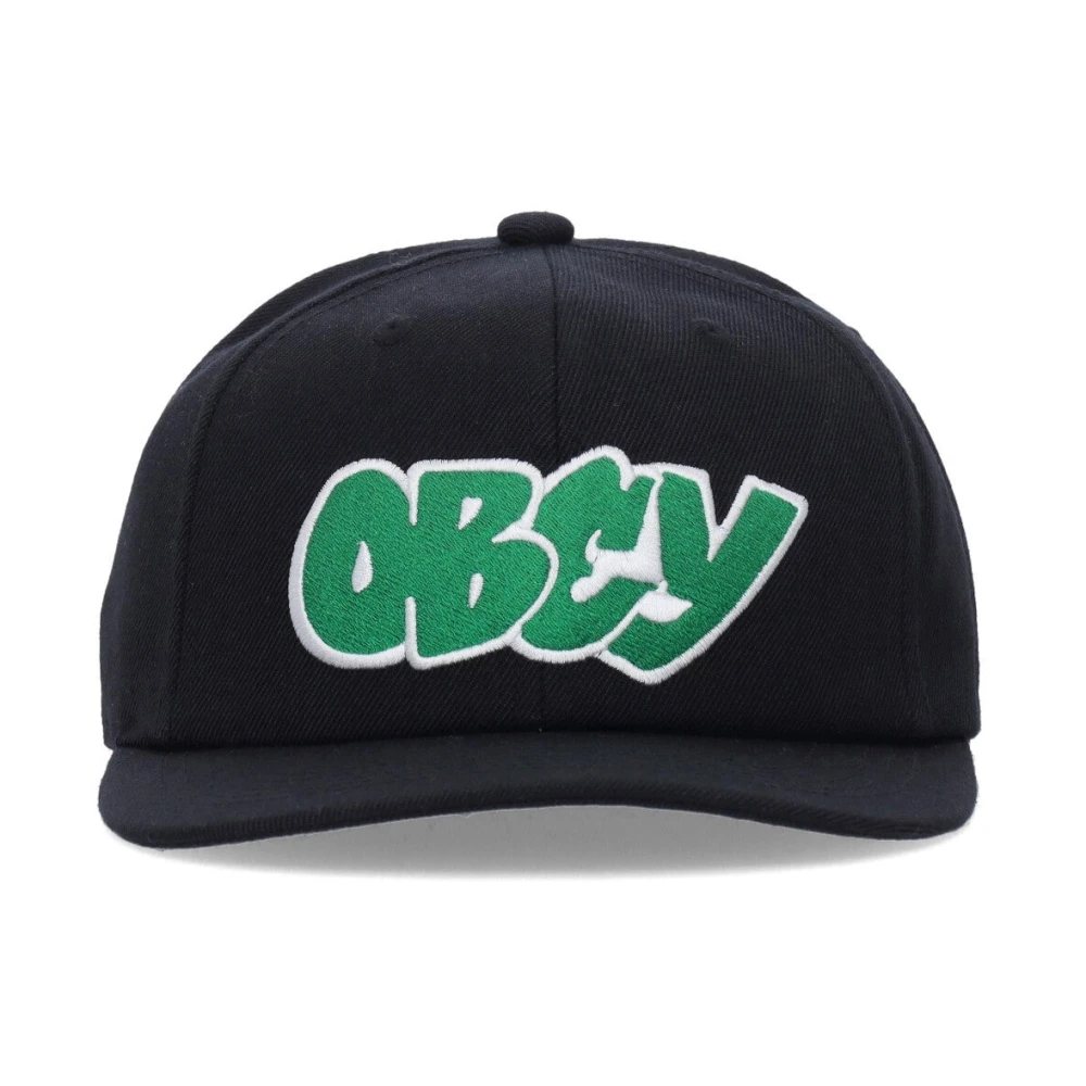 Obey Klassieke Snapback Pet Zwart Black Heren