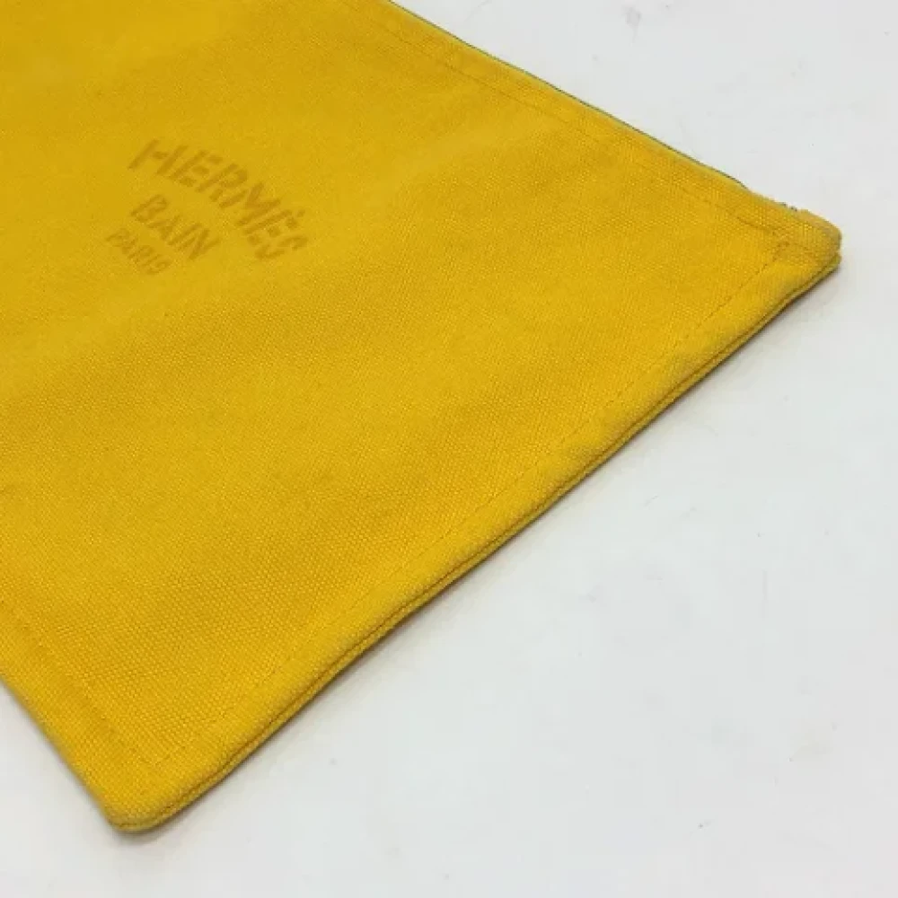 Hermès Vintage Pre-owned Fabric pouches Yellow Dames