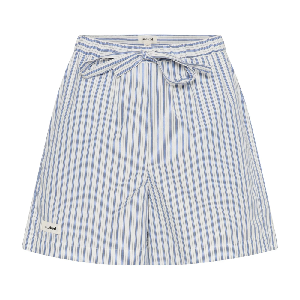 Soaked in Luxury Blauw Gestreepte Shorts & Knickers Blue Dames