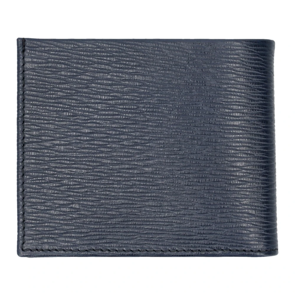 Salvatore Ferragamo Heren Accessoires Portemonnees Diepe Oceaan Aw23 Blue Heren