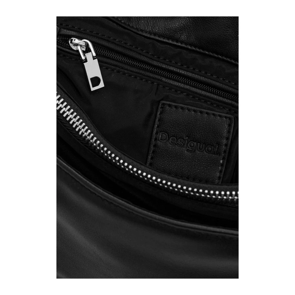 Desigual Stijlvolle Zwarte Handtas Dames Tassen Collectie Multicolor Dames