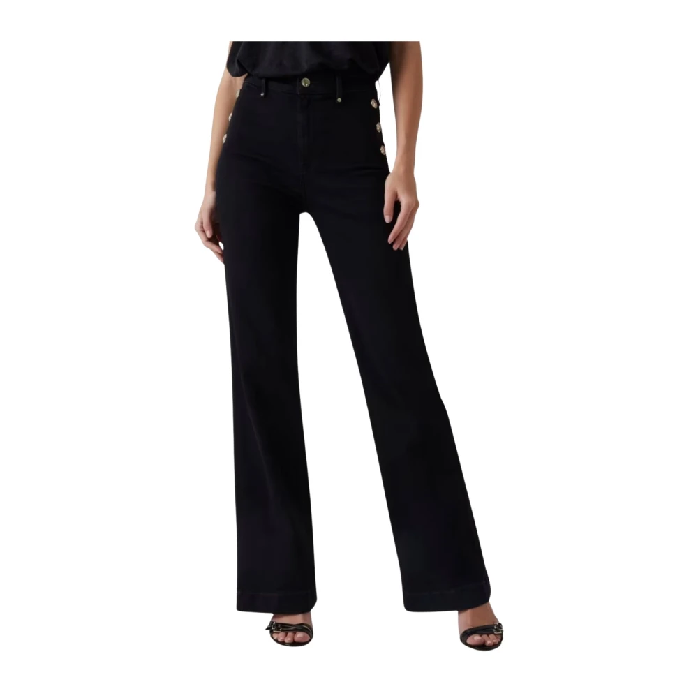 Guess Wide Jeans - Female - Wide Jeans - Black - W27 - Jeans