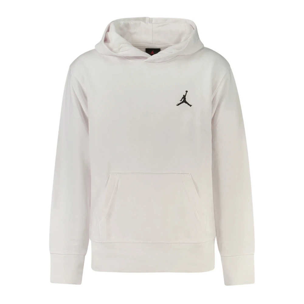 Jordan Men's White Long-Sleeved Hooded Sweatshirt