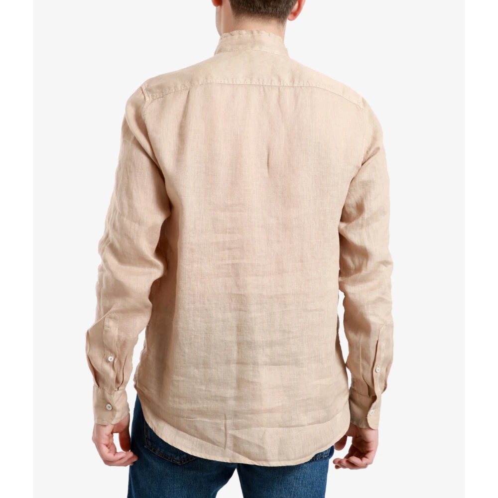 Mauro Grifoni Casual Shirts Beige Heren