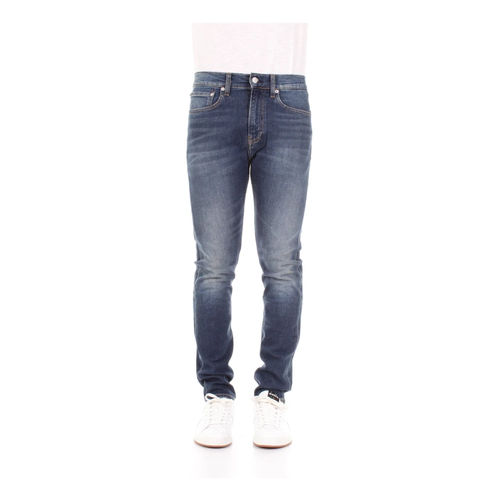 Calvin Klein Blauwe Skinny Jeans Modern Klassiek Blue Heren